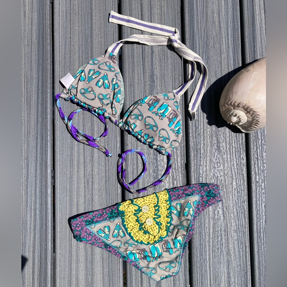 MAAJI Vintage Set - NWOT Snorkelly Bloom Triangle Bikini - L/S